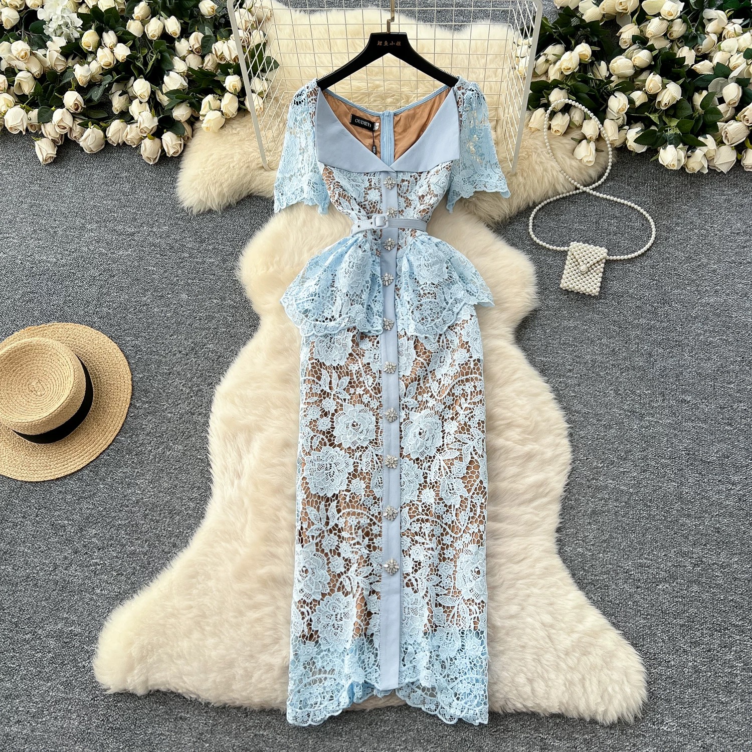 Show you off lace dress FBC333 images